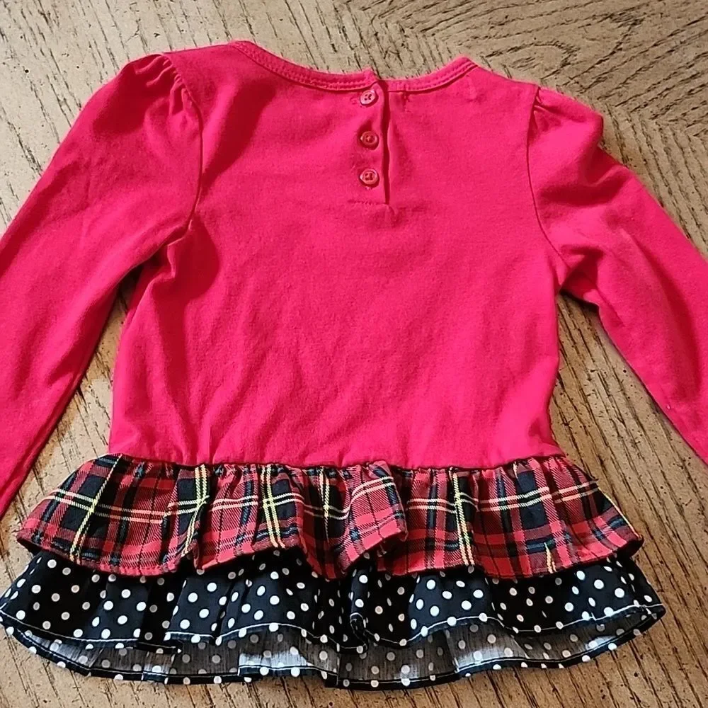 24 month long sleeve Christmas top girls Kids Headquarters